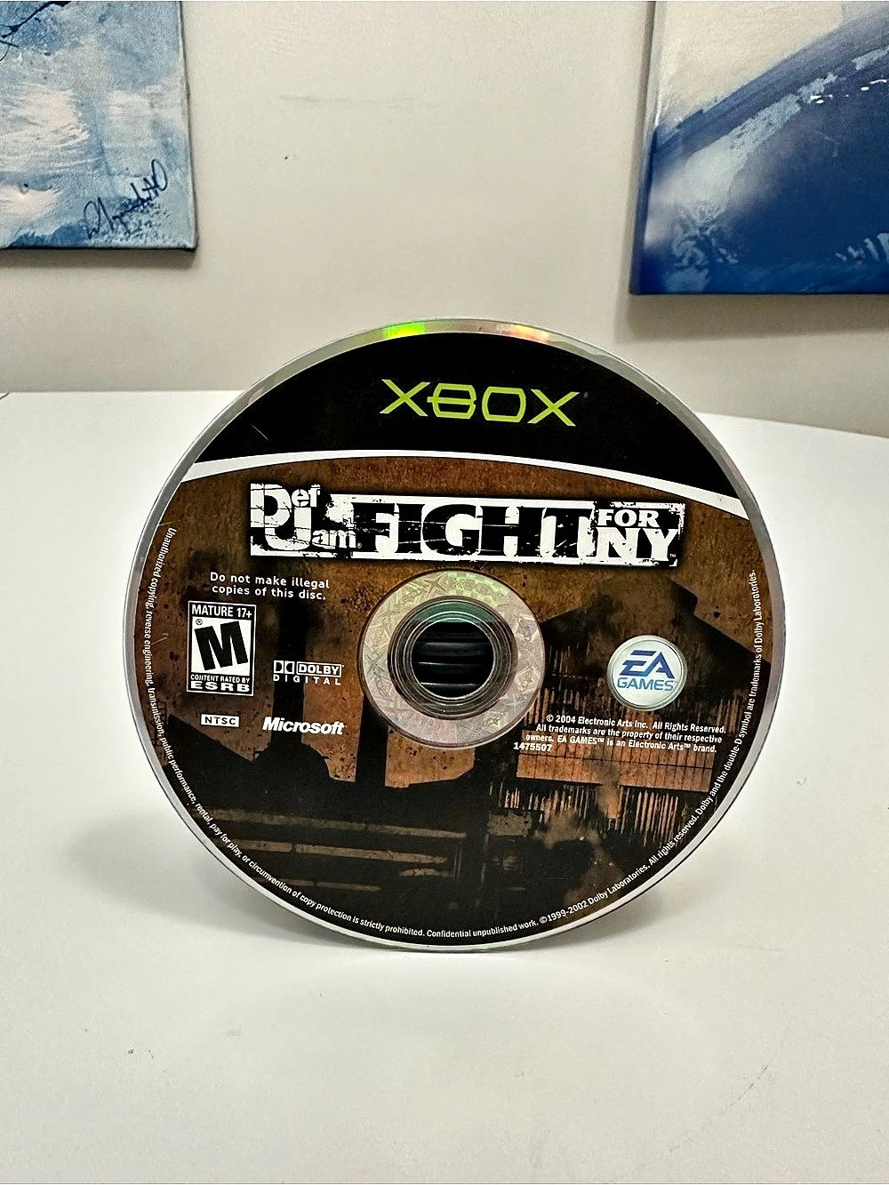 Microsoft Def Jam: Fight for NY Xbox Original Game Disc